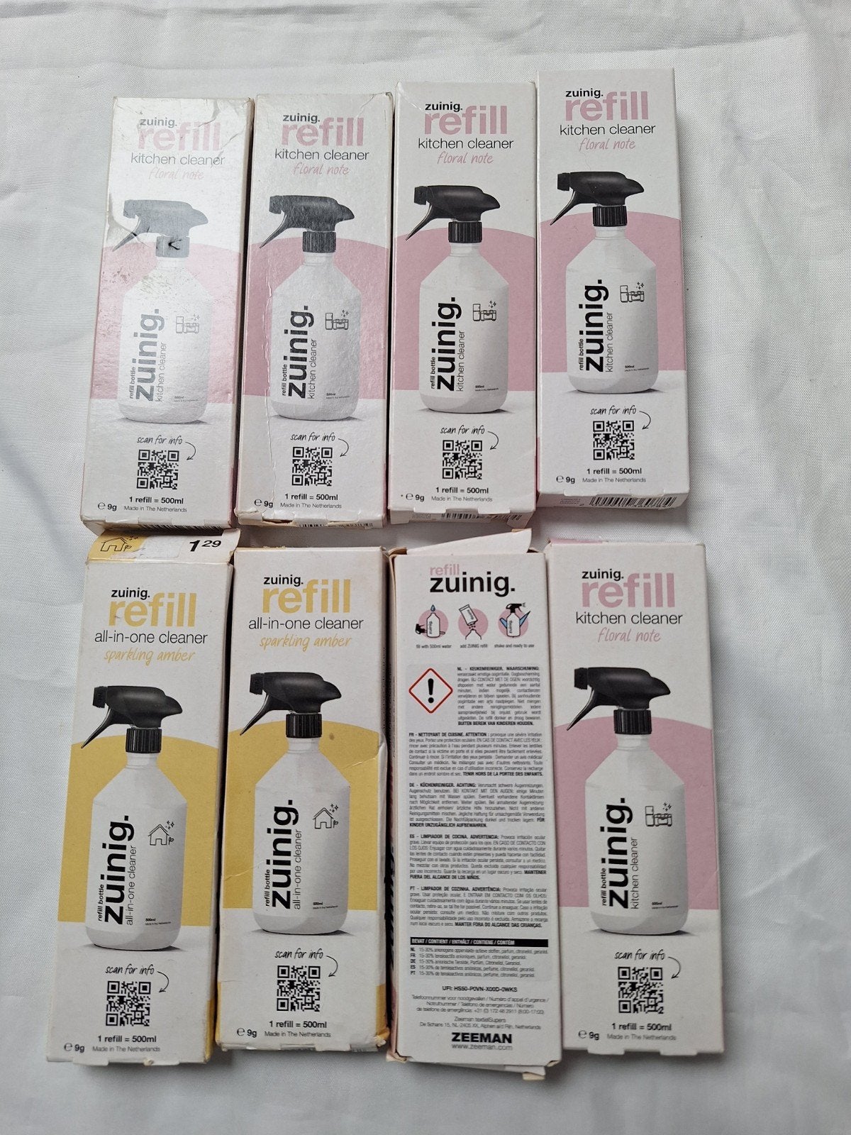 Zuinig Refill Keukenreiniger & Allesreiniger (8 stuks), Ophalen of Verzenden, Schoonmaakmiddel