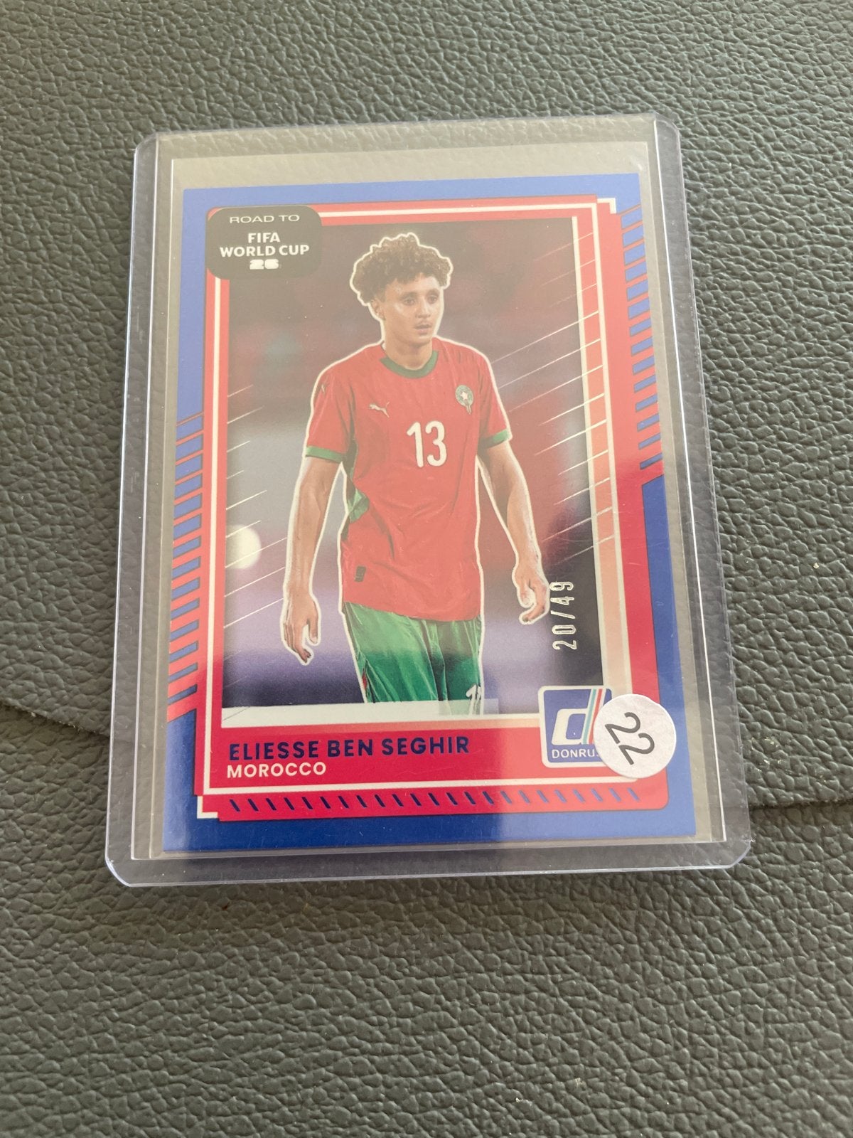 Eliesse Ben Seghir FIFA World Cup  Kaart Marokko, Ophalen of Verzenden, Zo goed als nieuw, Buitenlandse clubs, Spelerskaart