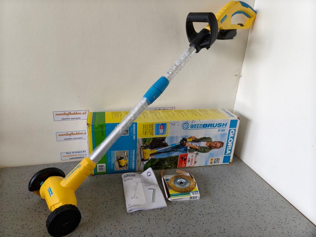 Gloria accu weedbrush, onkruidborstel, Tuin en Terras, Hand-tuingereedschap, Nieuw, Ophalen of Verzenden, /, /