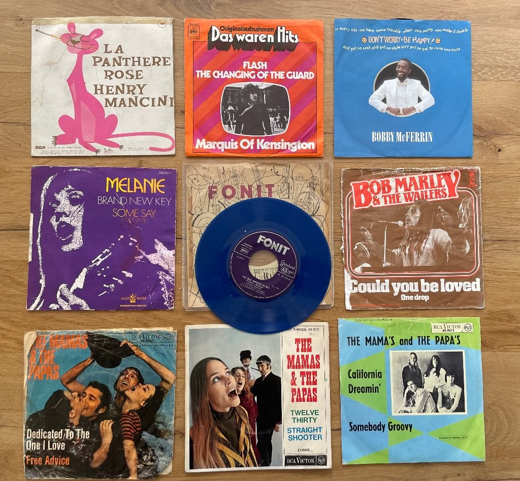 Opruiming nr 6 Vinyl singles 60's 70's MNO 7", Verzenden, 7 inch, Zo goed als nieuw, Pop