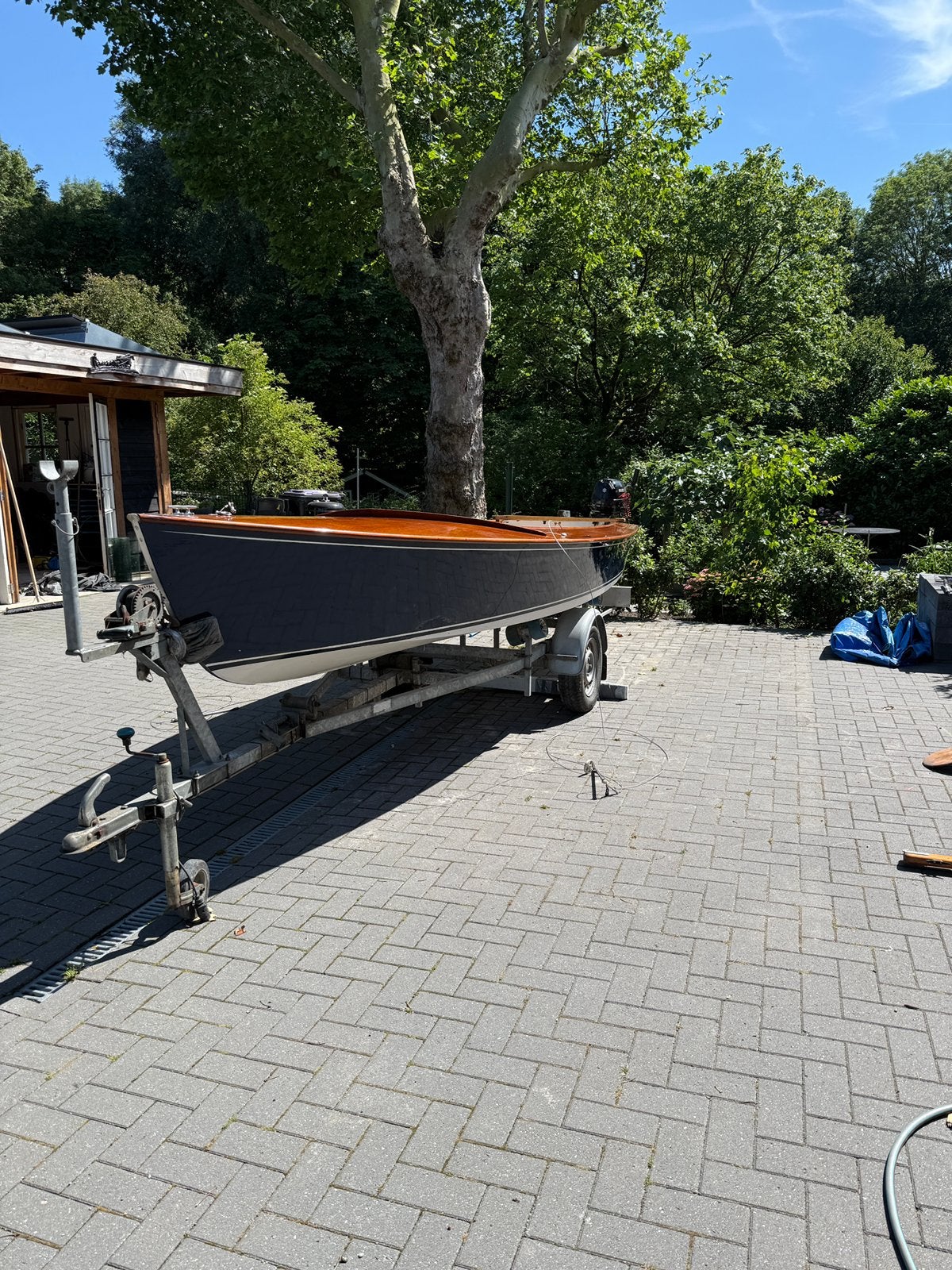 Gratis Schakel zeilboot, Watersport en Boten, Open zeilboten, Zo goed als nieuw, Schakel, Aluminium, Anker, Buitenboordmotor, Ophalen