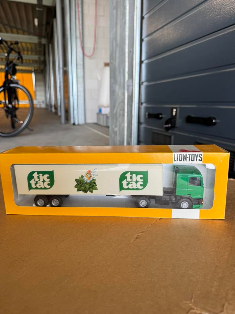 Lion Toys Model Vrachtwagen, met Tic-Tac Oplage (1:50), Verzamelen, Ophalen of Verzenden, Zo goed als nieuw