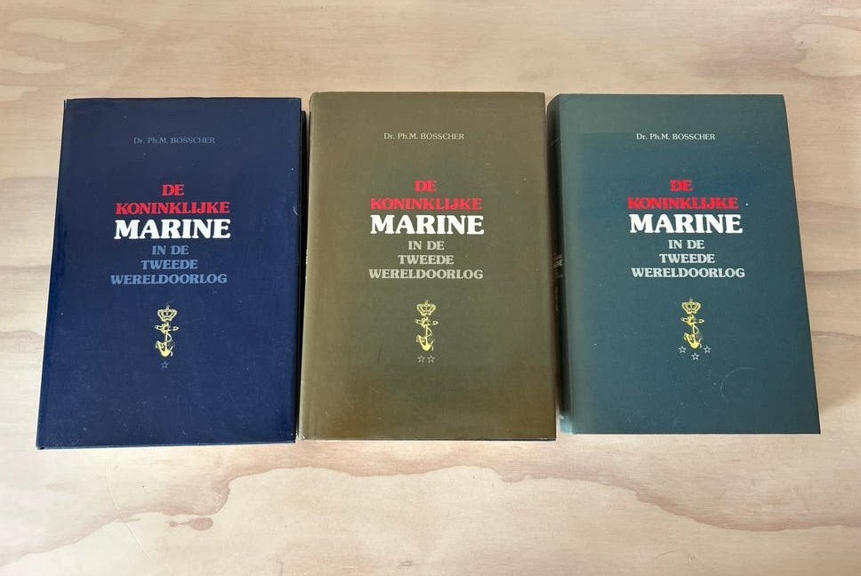 De Koninklijke Marine in de Tweede Wereldoorlog (3 delen), Boeken, Ophalen of Verzenden, Tweede Wereldoorlog, Zo goed als nieuw
