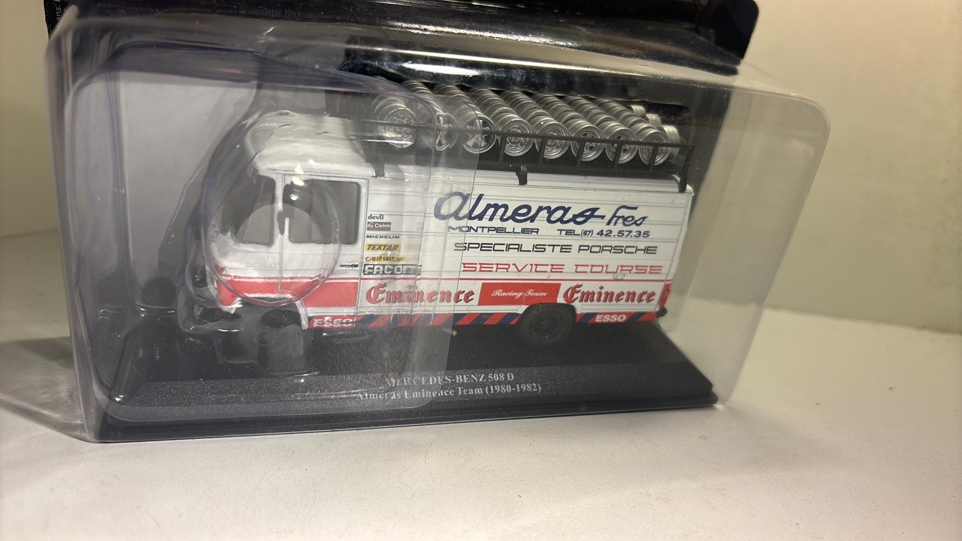 Mercedes benz 508 d rally team 1980 die cast 1.43, Overige merken, Auto, Ophalen of Verzenden, Zo goed als nieuw