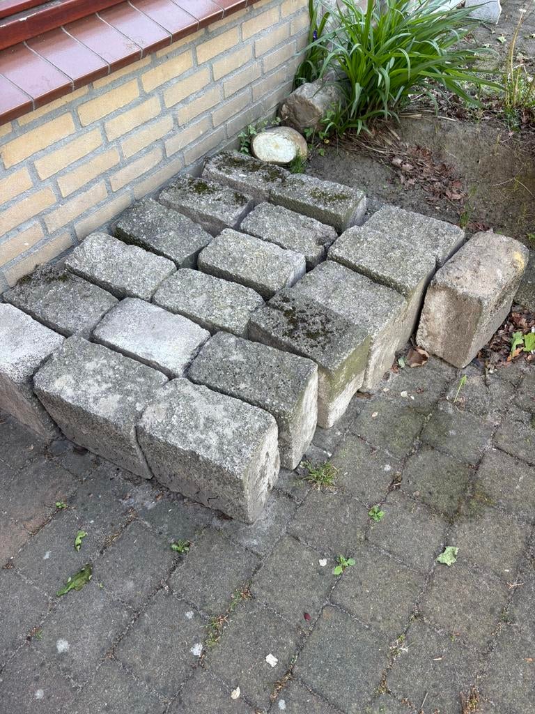 Gratis ophalen tuin stenen, Tuin en Terras, Ophalen, Gebruikt, Beton, Klinkers