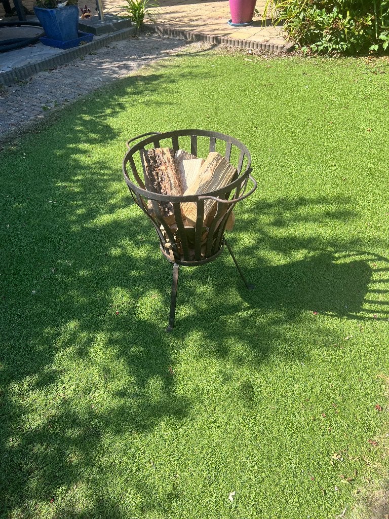 Vuurkorf met verhoging, Tuin en Terras, Vuurkorven, Ophalen, Gebruikt, Vuurkorf