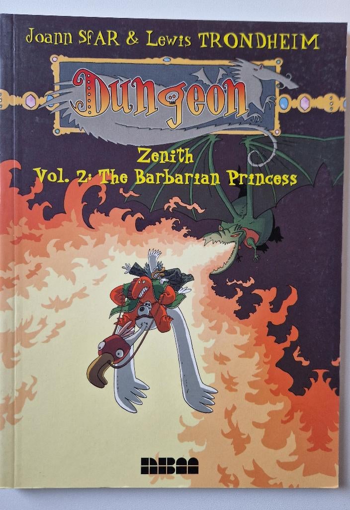 Dungeon Zenith vol 1-2: Barbarian Princess Sfar & Trondheim, Eén stripboek, Ophalen of Verzenden, Zo goed als nieuw