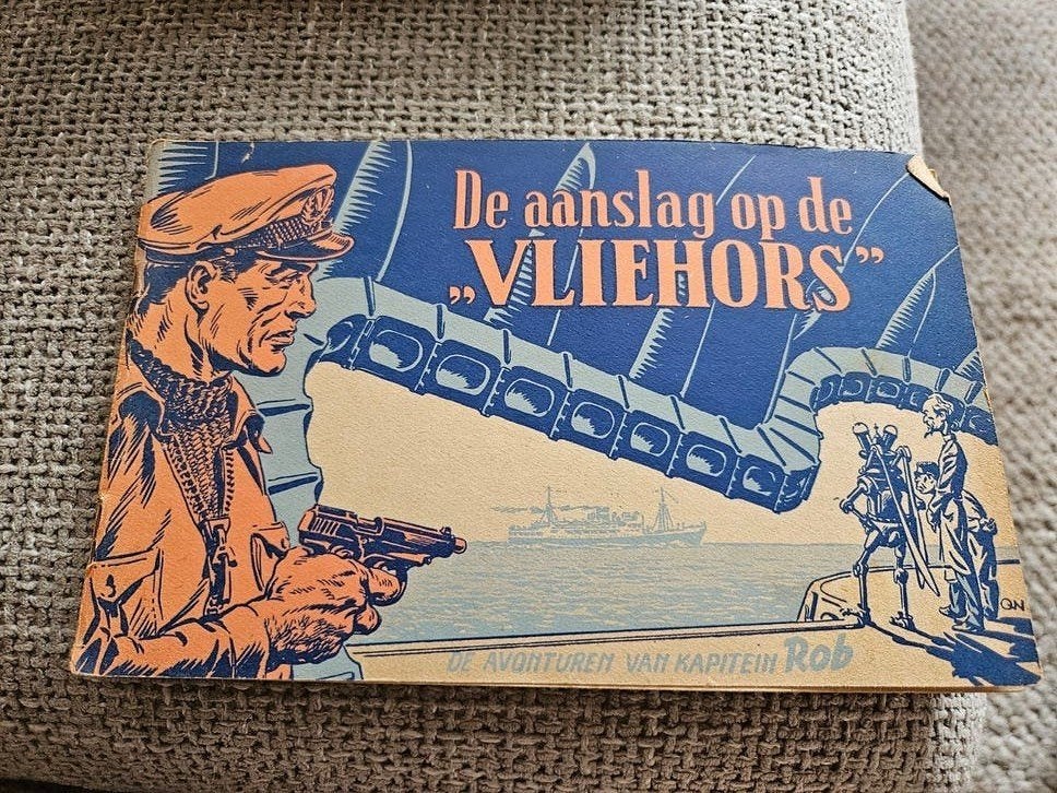 Kapitein Rob - De aanslag op de "Vliehors" (Deel 21), Boeken, Eén stripboek, Ophalen of Verzenden, Gelezen, Pieter Kuhn