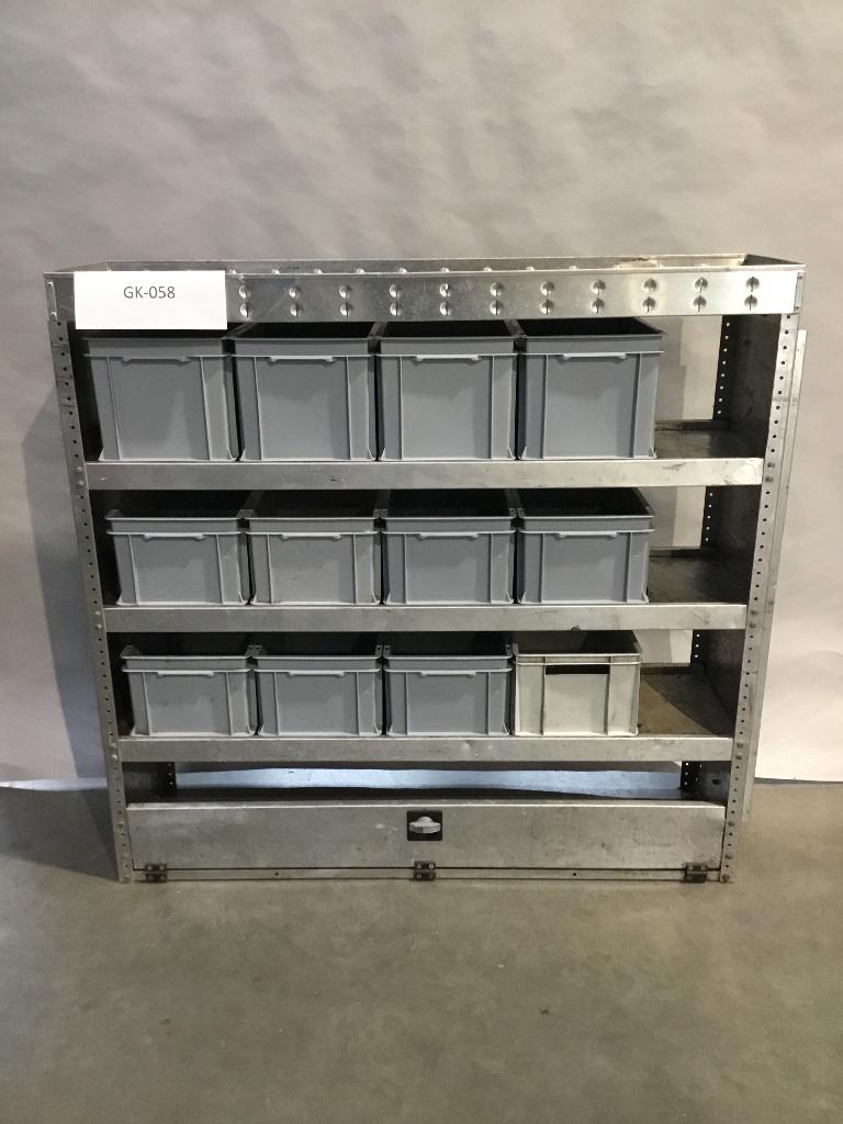 Aluminium bedrijfswagen inrichting GK-058, Ophalen