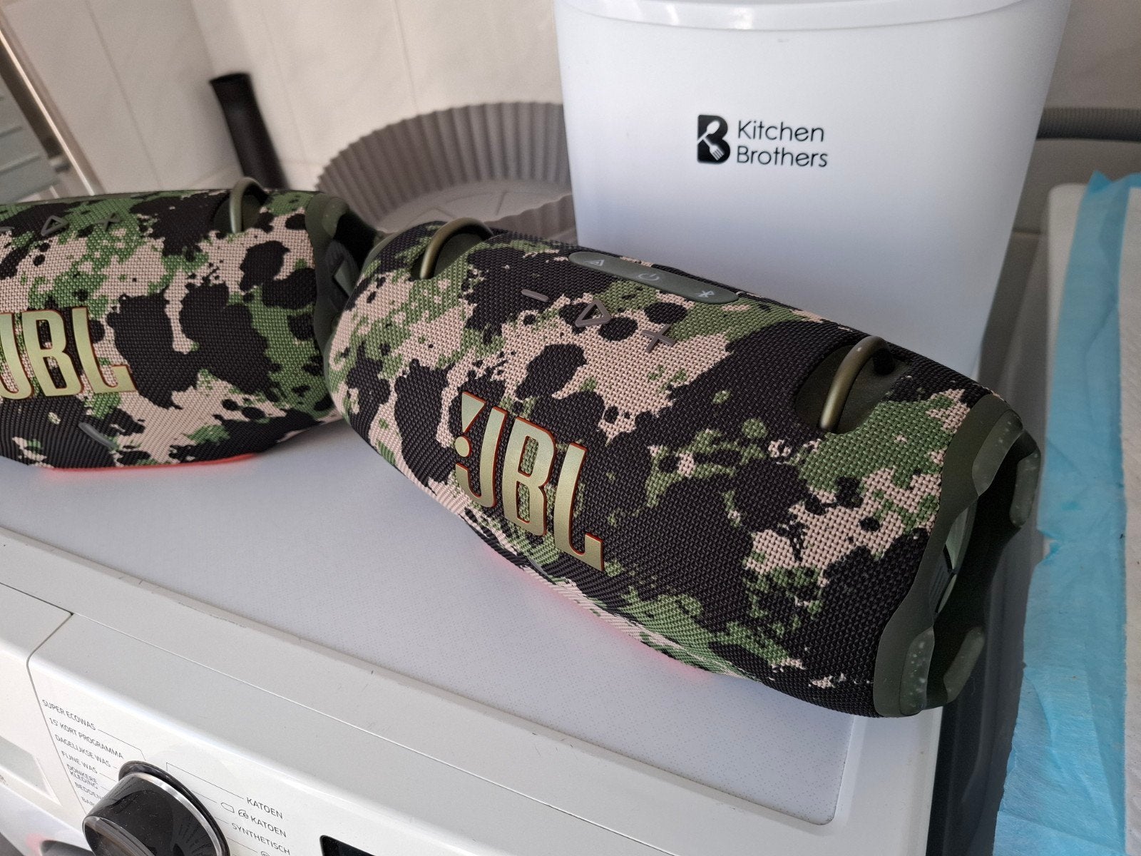 JBL Xtreme 4 camouflage 2 stuks, Audio, Tv en Foto, Ophalen, Minder dan 60 watt, JBL