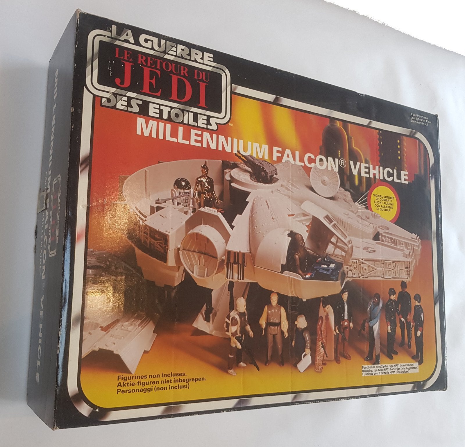 Star wars vintage Bi-logo ROTJ Millenium falcon, Verzamelen, Star Wars, Ophalen of Verzenden, Zo goed als nieuw, Actiefiguurtje