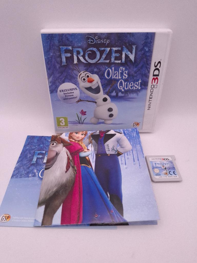 Frozen Olaf's quest 3ds + poster, Avontuur en Actie, 1 speler, Ophalen of Verzenden, Zo goed als nieuw