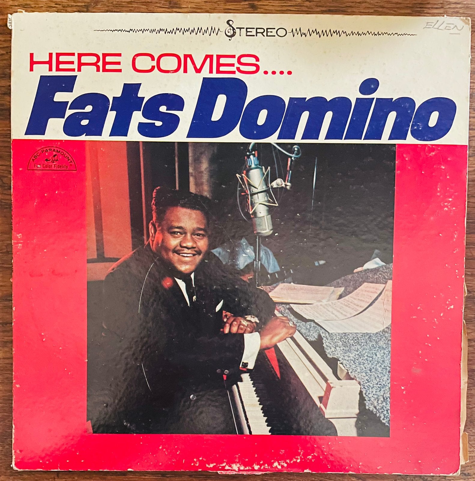 Lp van Fats Domino Here Comes 1963, LP, Gebruikt, Bluesrock, Originele persing