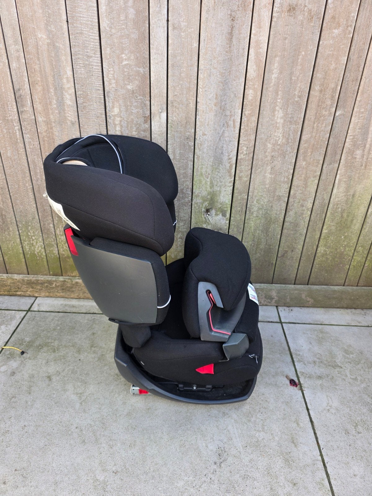 Cybex pallas fix autostoel - Zwart, verstelbaar, Overige merken, Autogordel of Isofix, Gebruikt, Verstelbare rugleuning