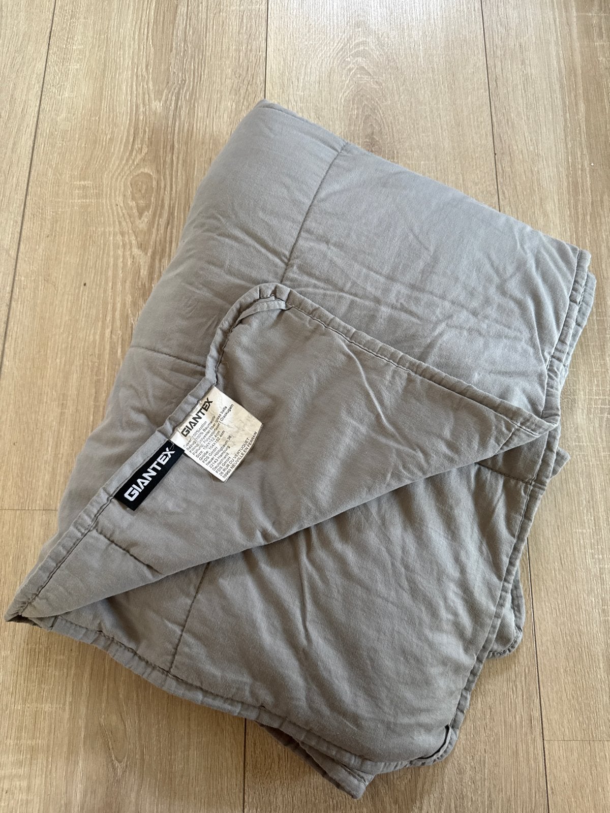 Giantex verzwaringsdeken 104x152,4 cm, Ophalen, Gebruikt, Eenpersoons, Katoen