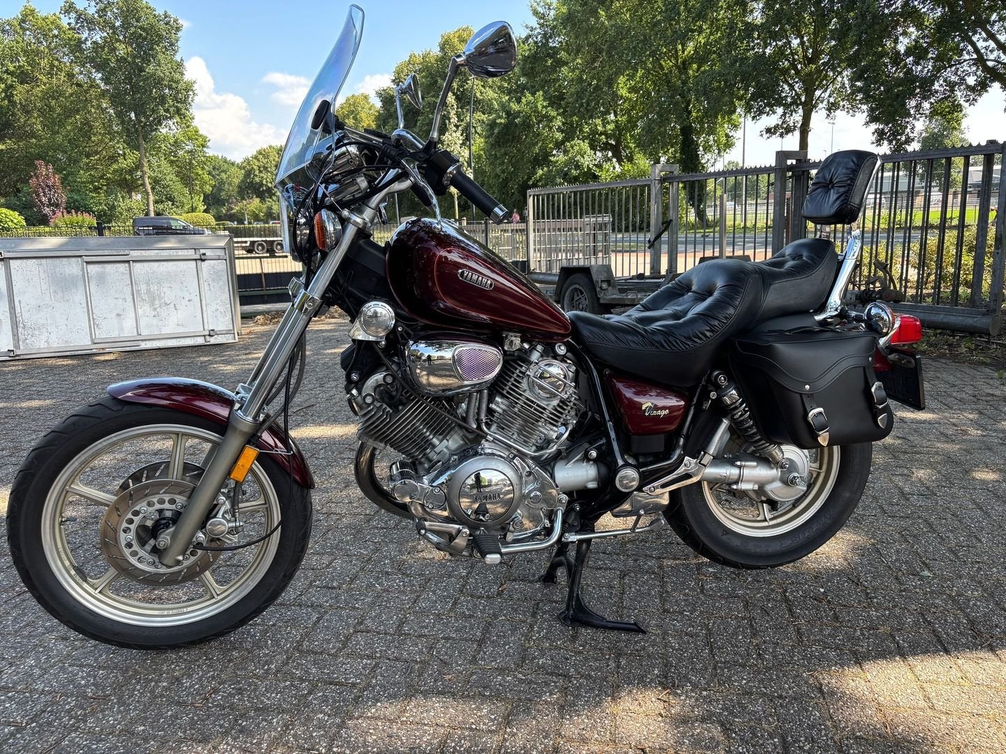 YAMAHA XV 750 VIRAGO 1992 XV750 Chopper Custom 9700 mls twin, 2 cilinders, Chopper, Bedrijf, Onbekend