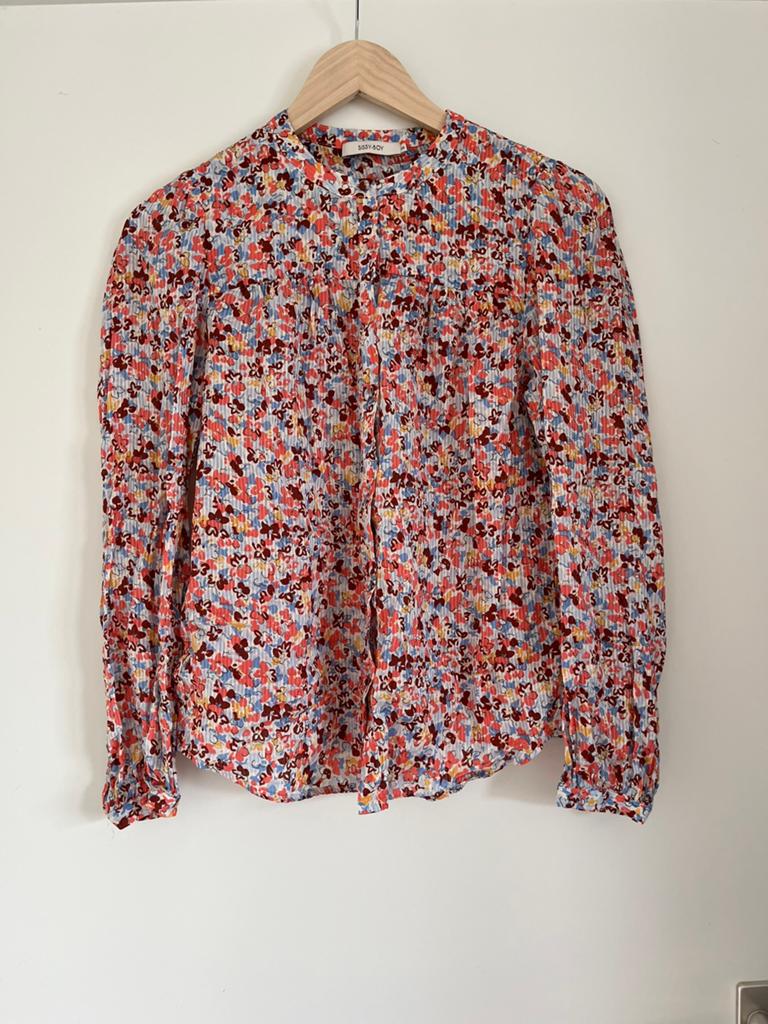 Meerkleurige bloemen zomerblouse, maat 34/XS Sissy Boy nieuw, Ophalen of Verzenden, Nieuw, Maat 34 (XS) of kleiner, Overige kleuren