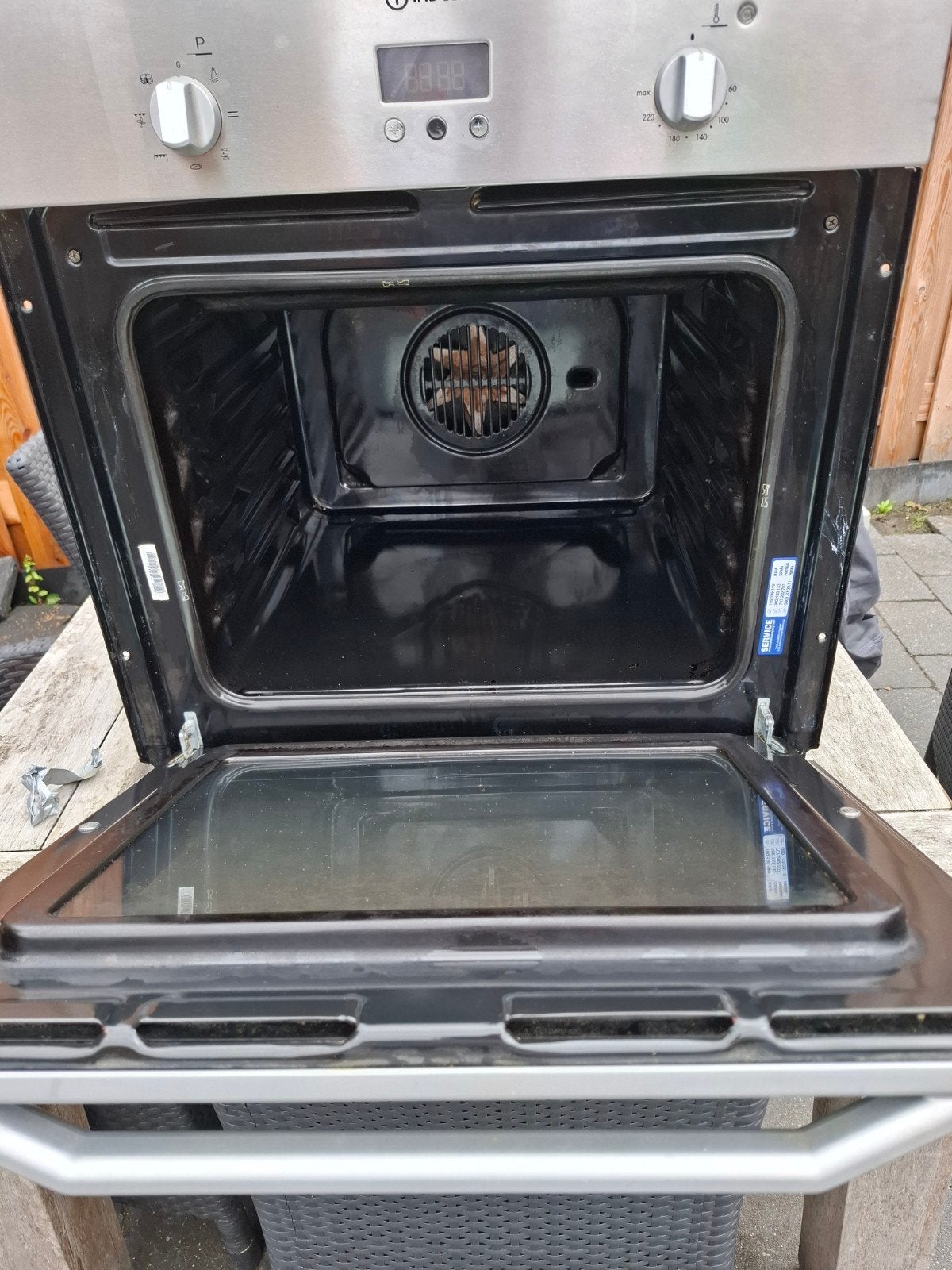 Indesit IF 63 K.A IX S Inbouw Oven met Grill en Hetelucht, Ophalen, Gebruikt, Indesit, Heteluchtoven