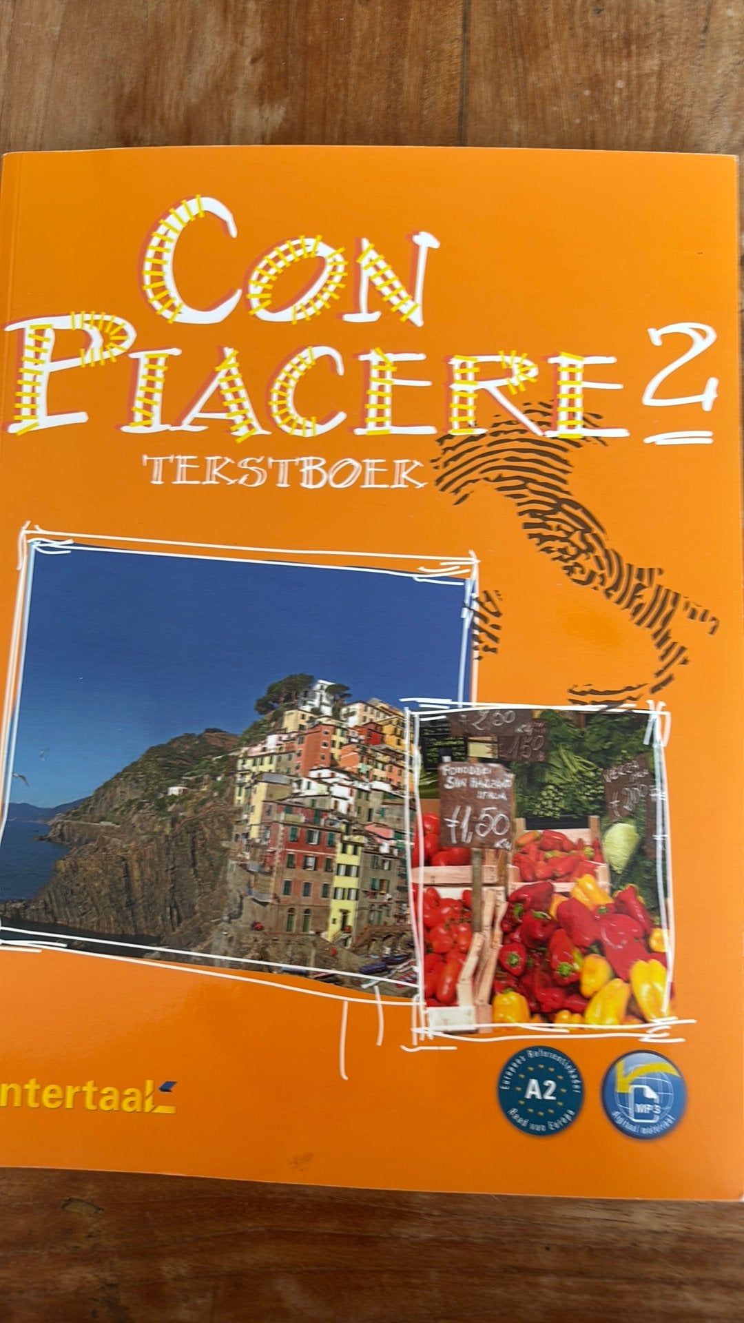 Con Piacere 2 Italiaans tekst en werkboek, Ophalen of Verzenden, Alpha, Zo goed als nieuw