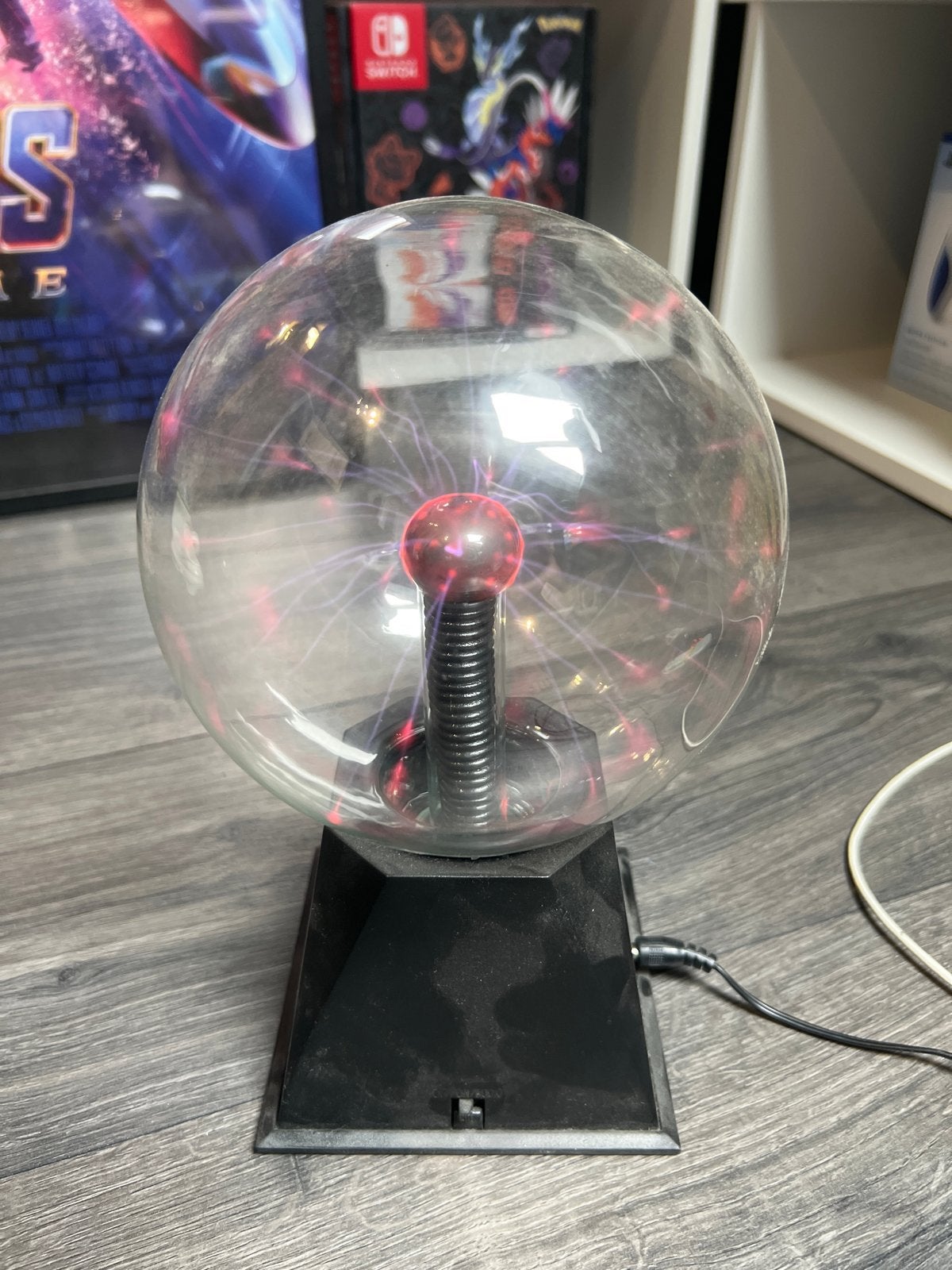 Plasma Bol Lamp - Werkt Uitstekend, Ophalen of Verzenden, Modern, Glas, Gebruikt