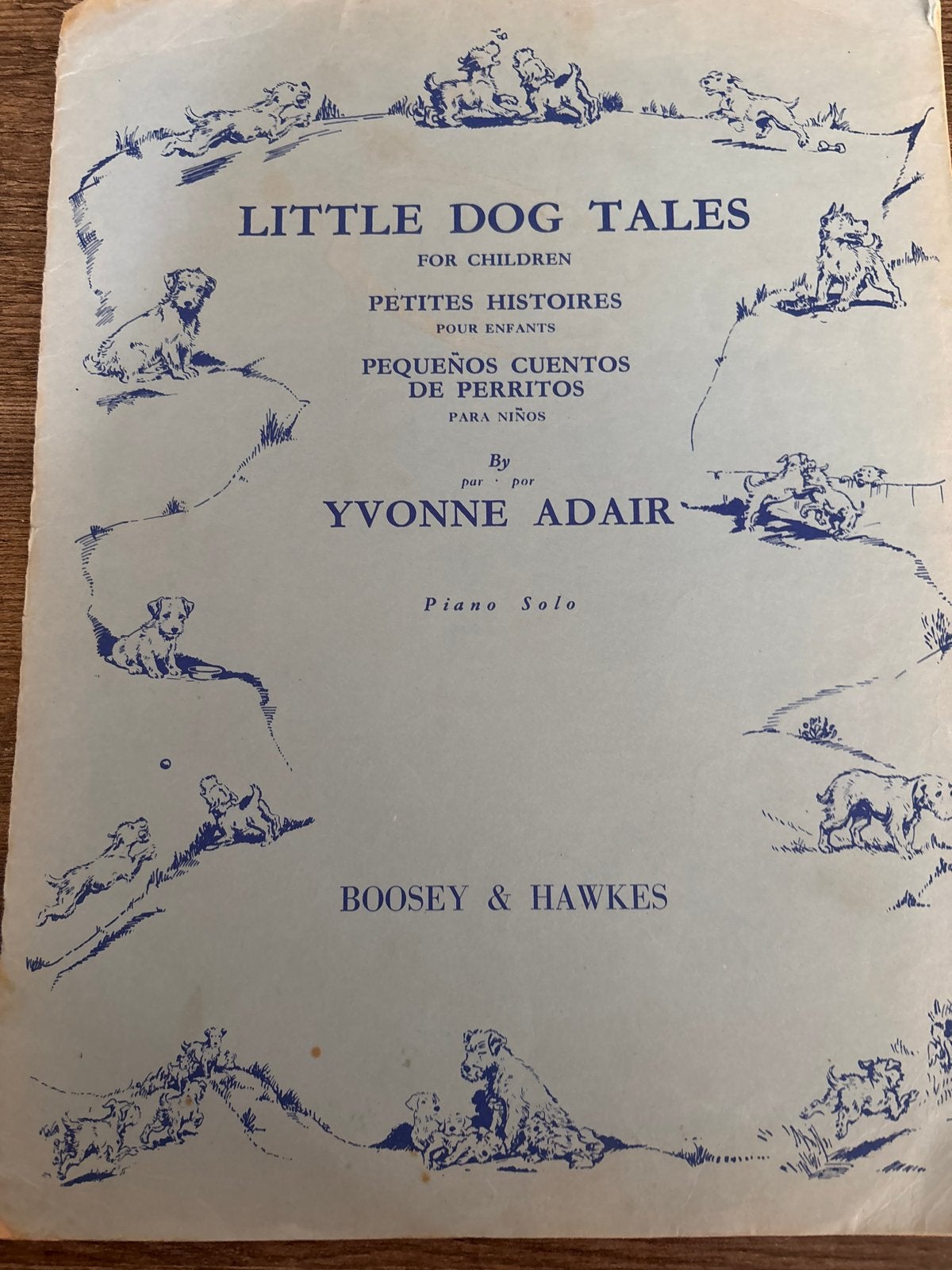 Little Dog Tales - Yvonne Adair - Piano Solo, Muziek en Instrumenten, Gebruikt, Klassiek, Ophalen of Verzenden, Artiest of Componist
