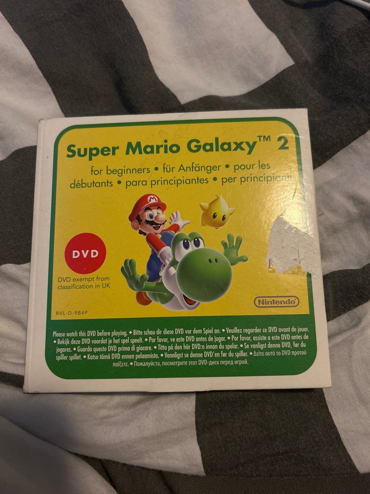 Super Mario Galaxy 2 Instructie DVD, Gebruikt, Alle leeftijden, Ophalen of Verzenden, Educatief