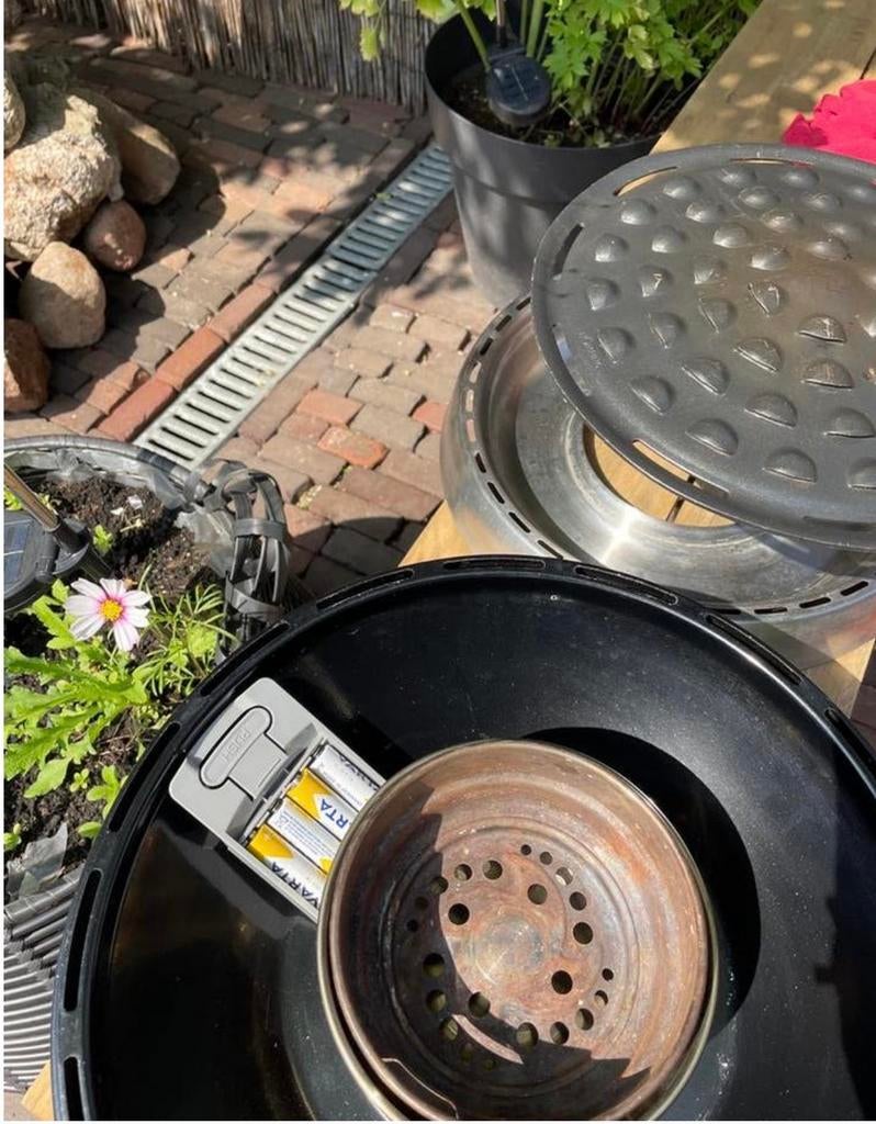 Hompring BBQ Grill - Draagbare Houtskoolbarbecue, Tuin en Terras, Houtskoolbarbecues, Ophalen, Zo goed als nieuw