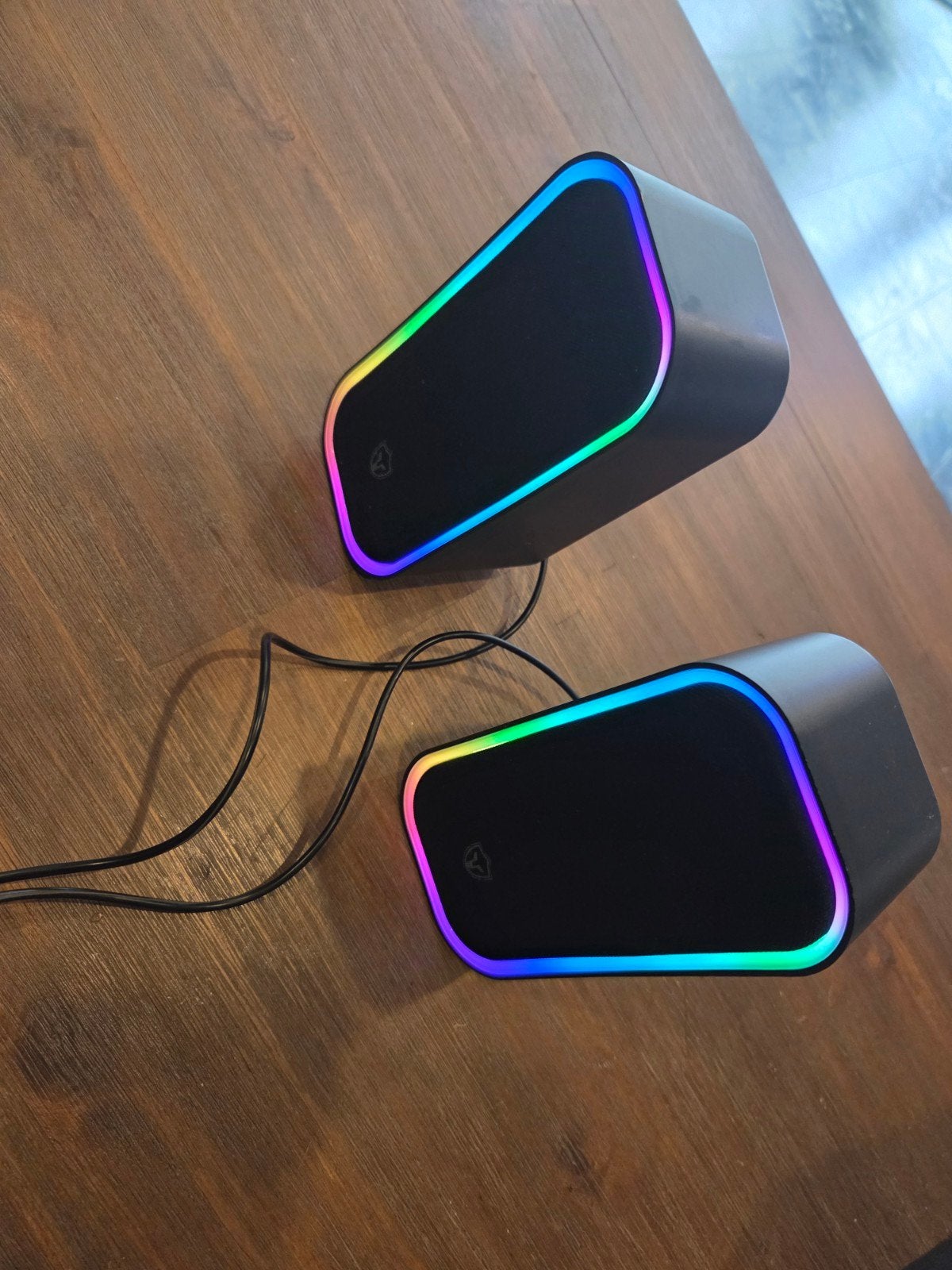 RGB Gaming Speakers - USB-A Voeding (10W), Computers en Software, Pc speakers, Ophalen of Verzenden, Zo goed als nieuw, Audiokanaal 2