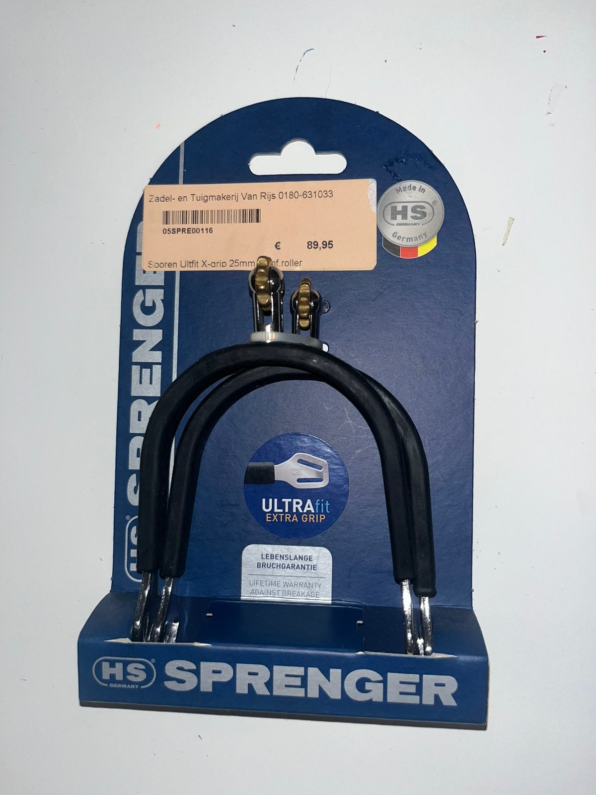 NIEUW Sprenger Sporen UltraFit XGrip 25mm comfort roller, Ophalen of Verzenden, Nieuw, Dressuur