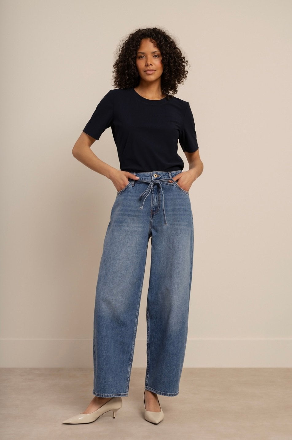 Studio Anneloes Babet jeans spijkerbroek mt xl, Ophalen of Verzenden, Zo goed als nieuw, Blauw, Overige jeansmaten