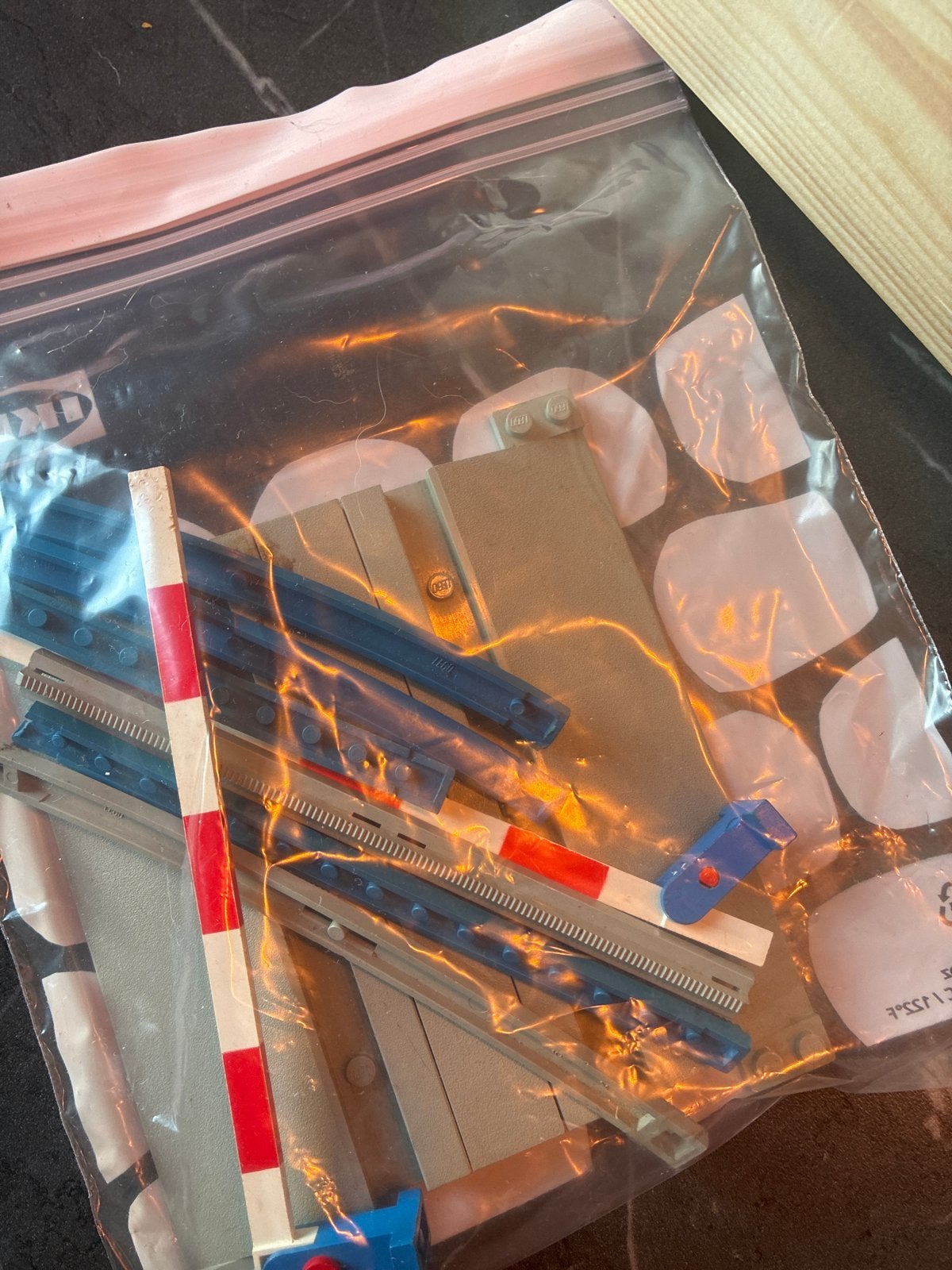 Lego Duplo treinrails en overweg, Gebruikt, Overige thema's, Ophalen of Verzenden, Duplo