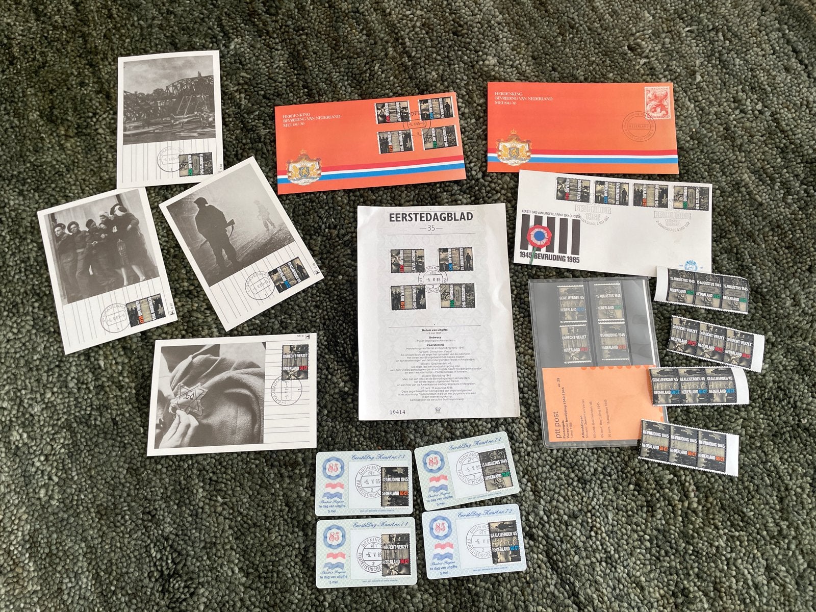 Eerstedagbladen special Verzet en Bevrijding 1940-1945 1985, Ophalen of Verzenden, Onbeschreven, Nederland