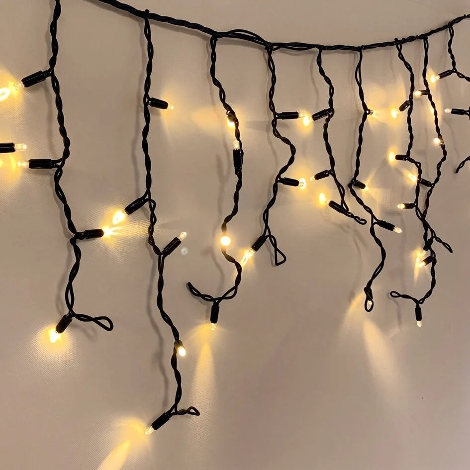 IJspegel verlichting kerst - koppelbaar 69 meter, Ophalen, Kunststof, Gebruikt, Minder dan 50 watt