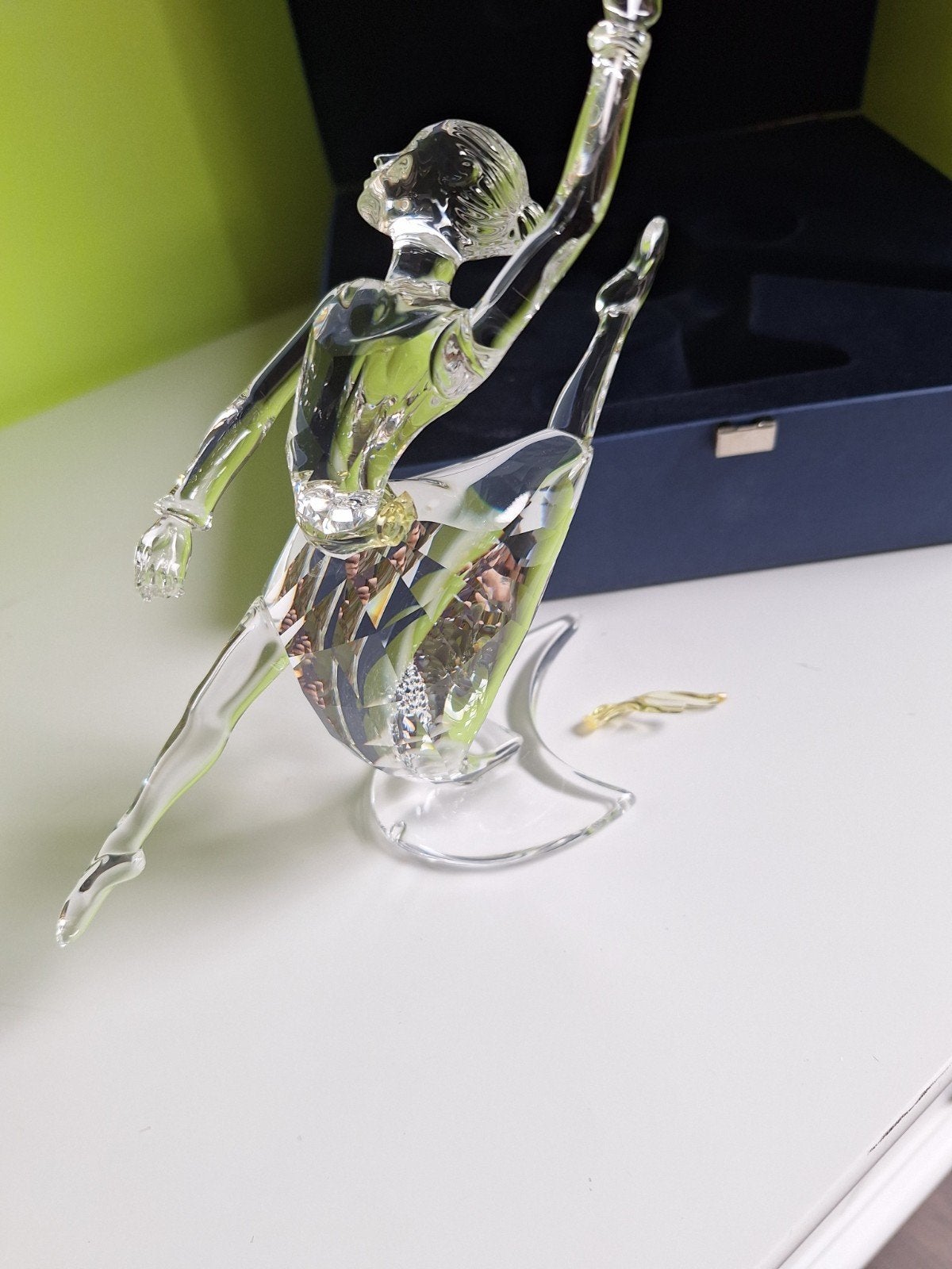 Swarovski Jaarstuk Anna met naambord en doos, Verzamelen, Swarovski, Ophalen of Verzenden, Gebruikt, Figuurtje