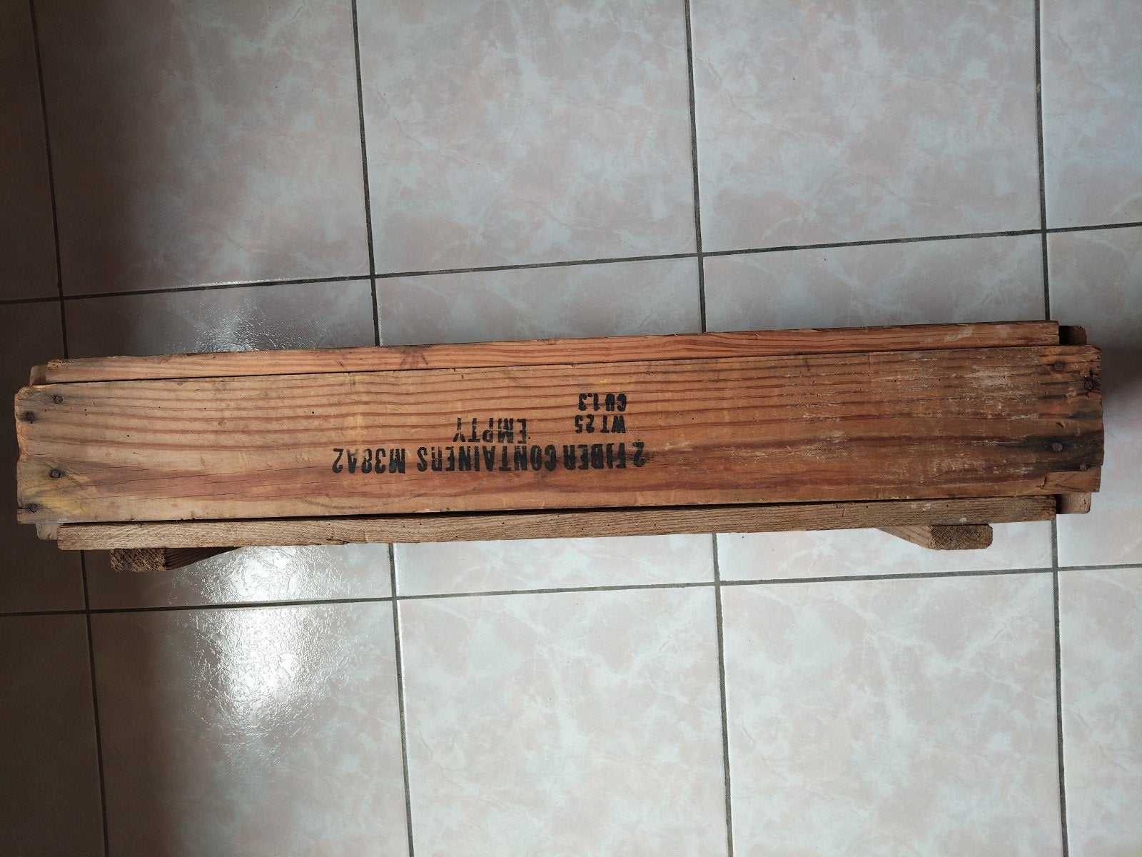 M38A2 (practice) crate ww2 1945, Ophalen of Verzenden, Amerika