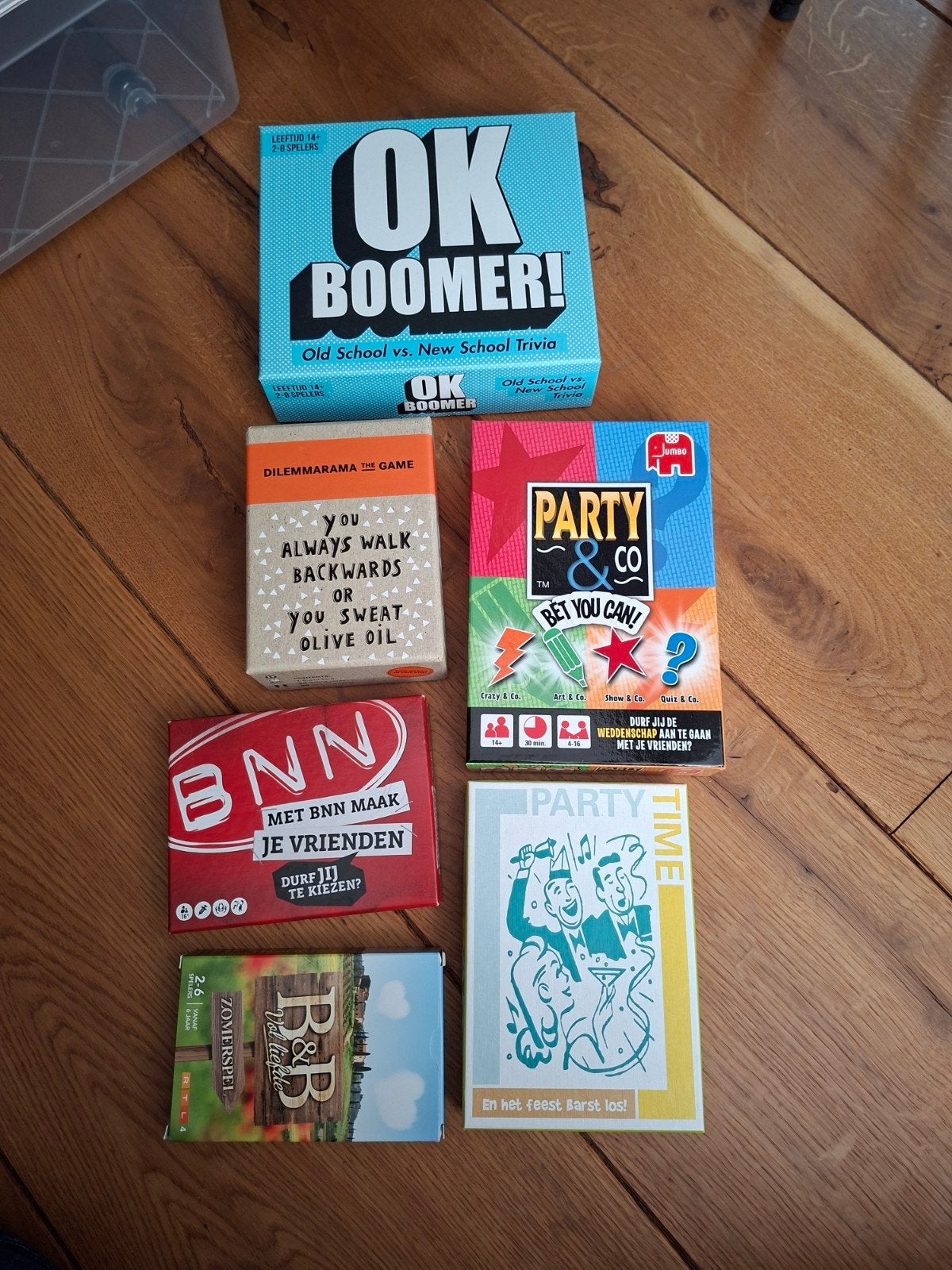 Diverse spellen!, Ophalen