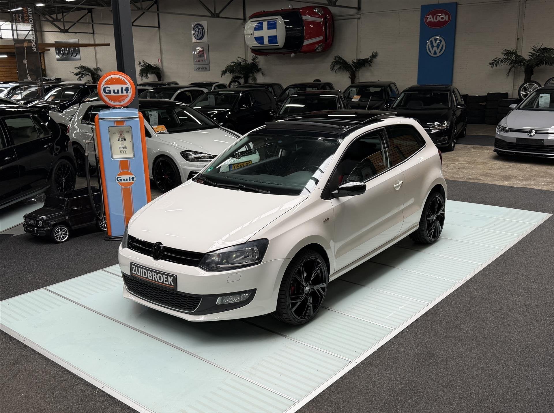 Volkswagen Polo 1.2 TSI Pano | Maxton | Cruise | 3-Drs, Auto's, 4 cilinders, 1196 cc, Wit, Bedrijf