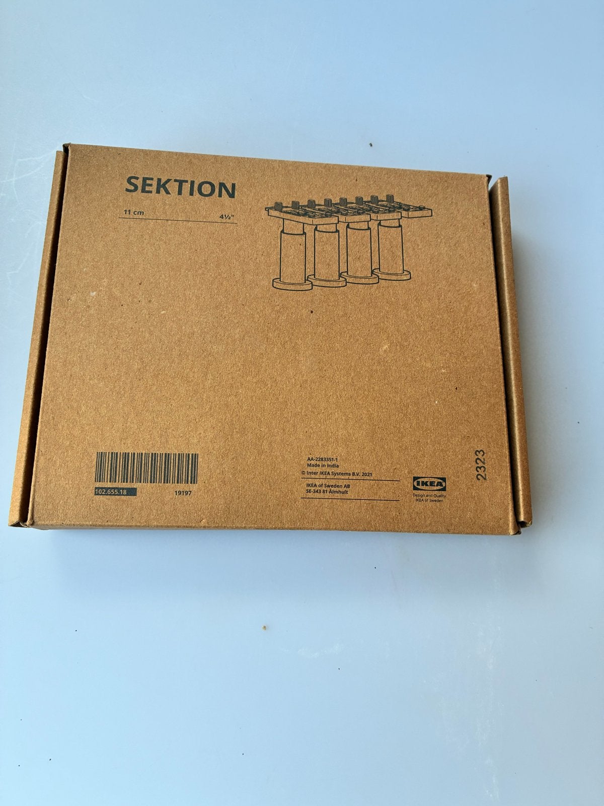 IKEA SEKTION Poten 11 cm - Nieuw in doos, 8013XG, Nieuw, Ophalen of Verzenden, RAHandel
