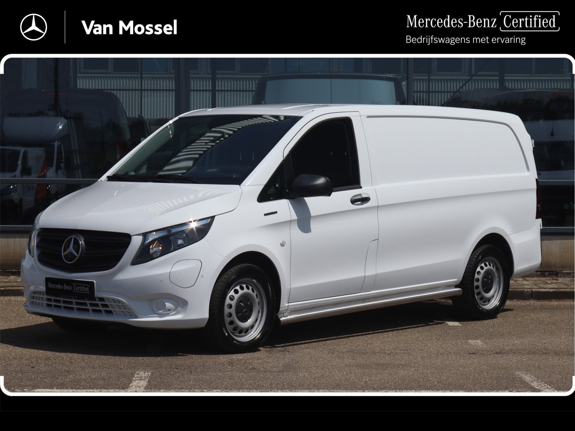 Mercedes-Benz eVito L2 66 kWh | AIRCO/NAVI/CAMERA/SNELLADEN, Auto's, Gebruikt, Zwart, 116 pk, Te koop