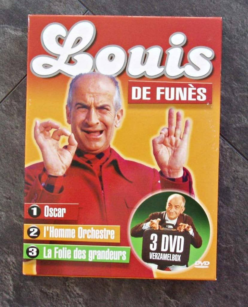 Boxset 3 DVD - Louis de Funes Collection 1, Alle leeftijden, Verzenden, Zo goed als nieuw, Komedie