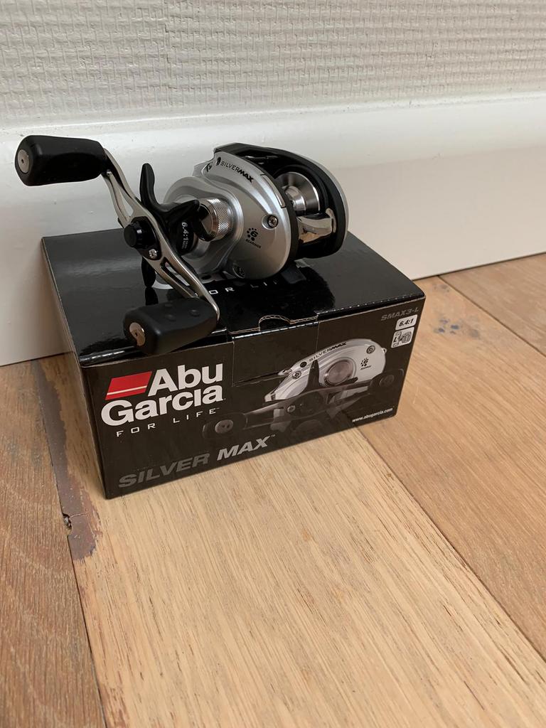 Nieuwe Abu Garcia Silver Max LH reelmolen, 6 lagers, Watersport en Boten, Hengelsport | Roofvissen, Abu garcia, Molen, Nieuw, Ophalen of Verzenden