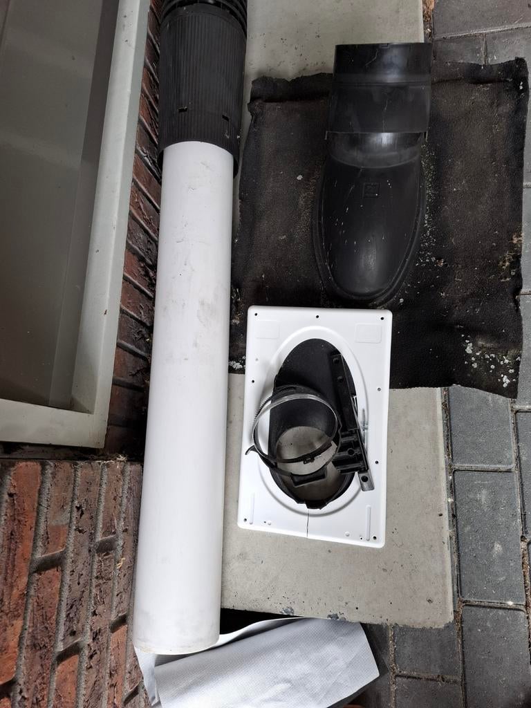 Ubbink dakdoorvoer, Doe-het-zelf en Verbouw, Buizen en Afvoer, Ophalen, Afvoer, Pvc, Minder dan 2 meter