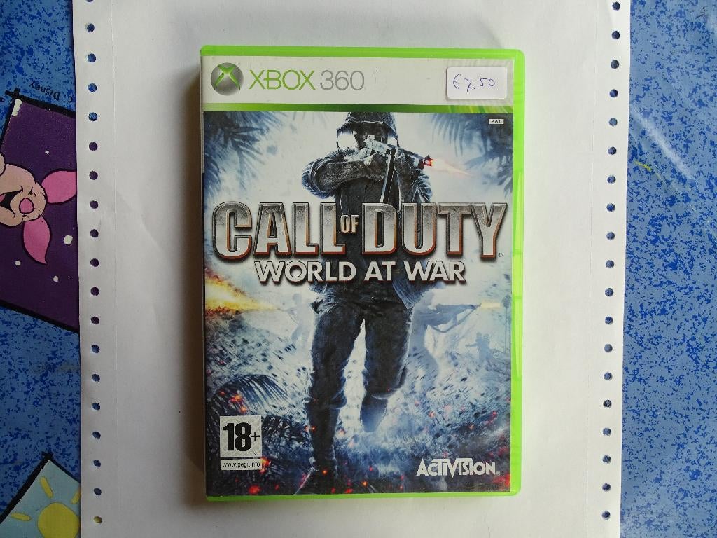 call of duty world at war, Gebruikt, Vanaf 18 jaar, Shooter, 1 speler