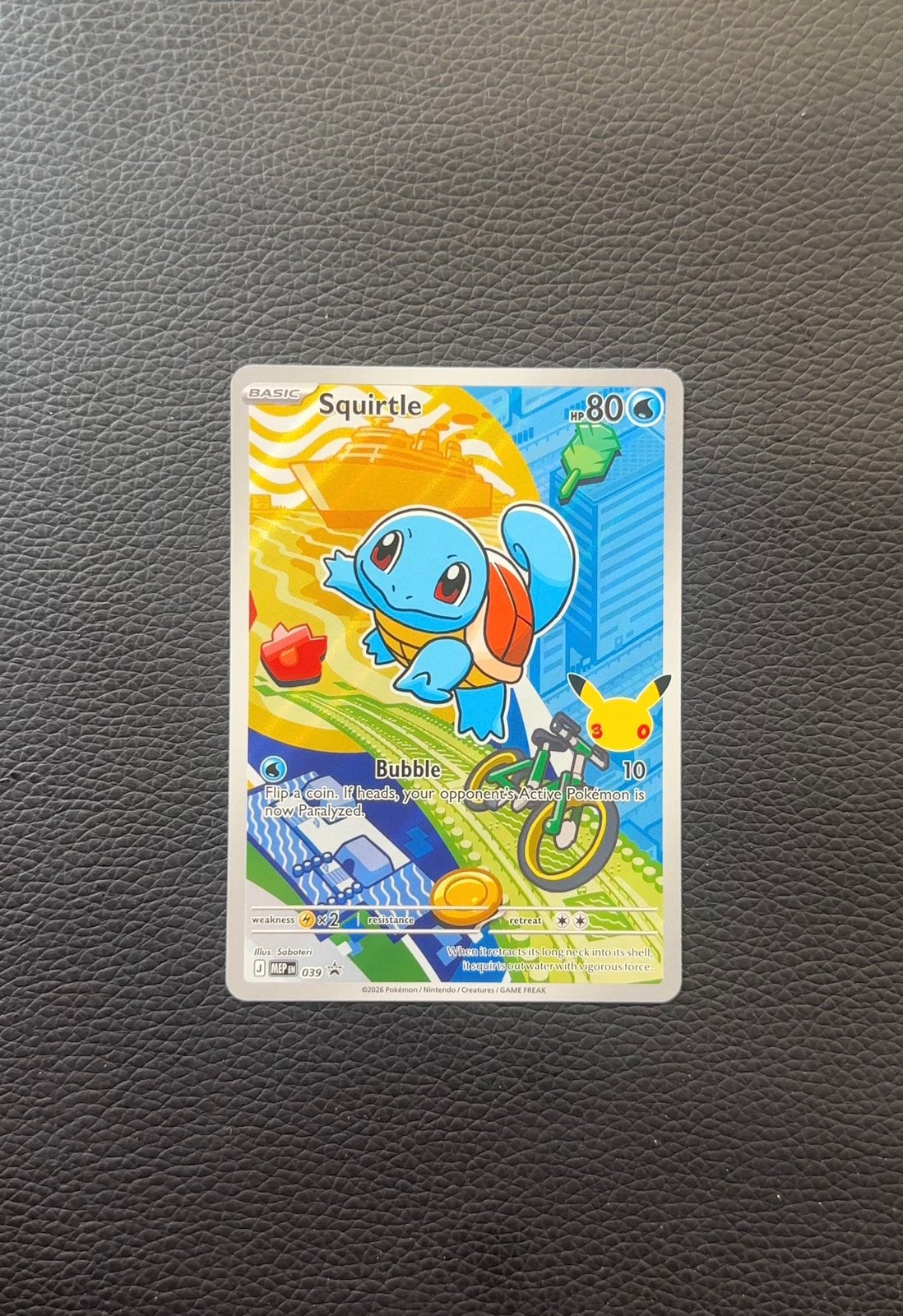 Squirtle #39 | Pokemon Promo, Ophalen of Verzenden, Zo goed als nieuw, Foil