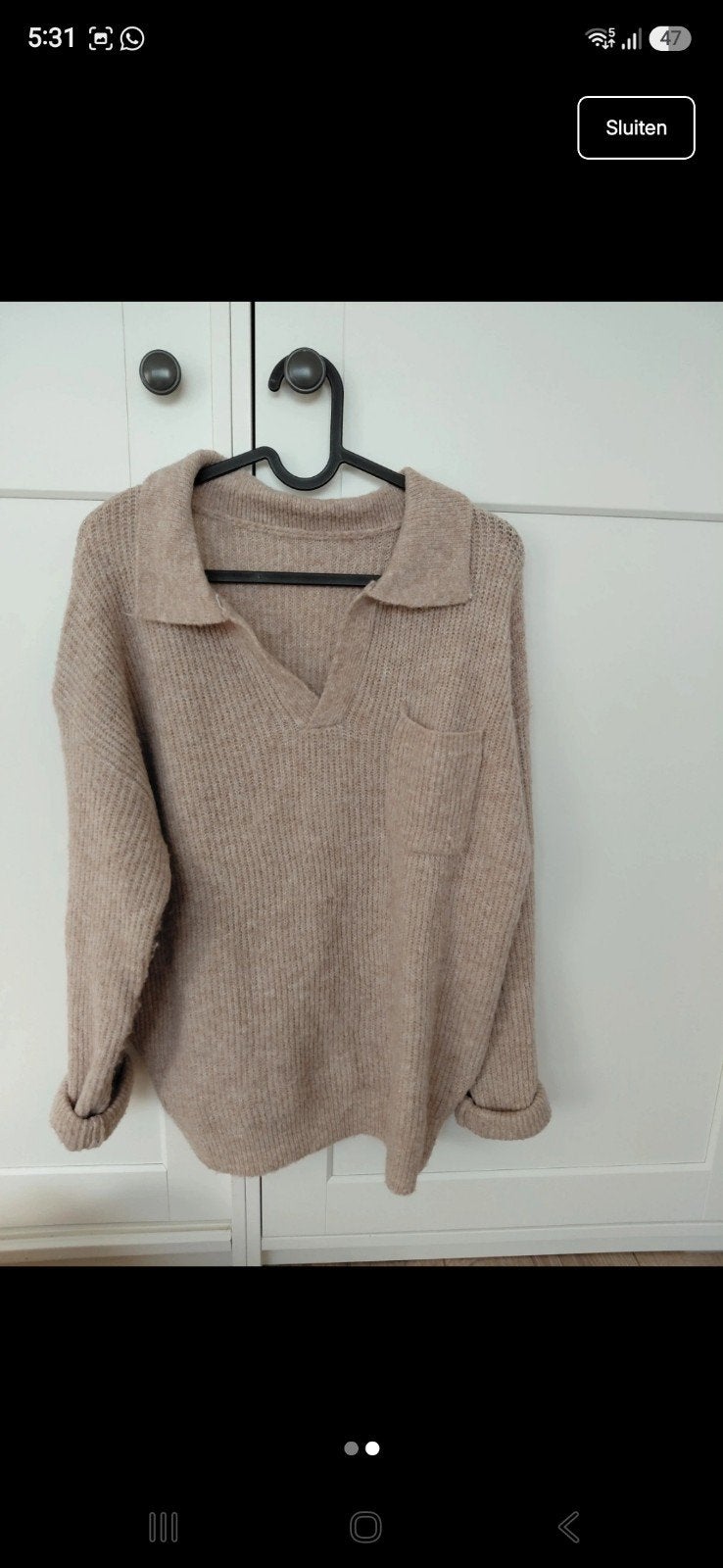 Bruine wollen trui x Shein, Kleding | Dames, Truien en Vesten, Bruin, Nieuw, Ophalen of Verzenden, Maat 34 (XS) of kleiner
