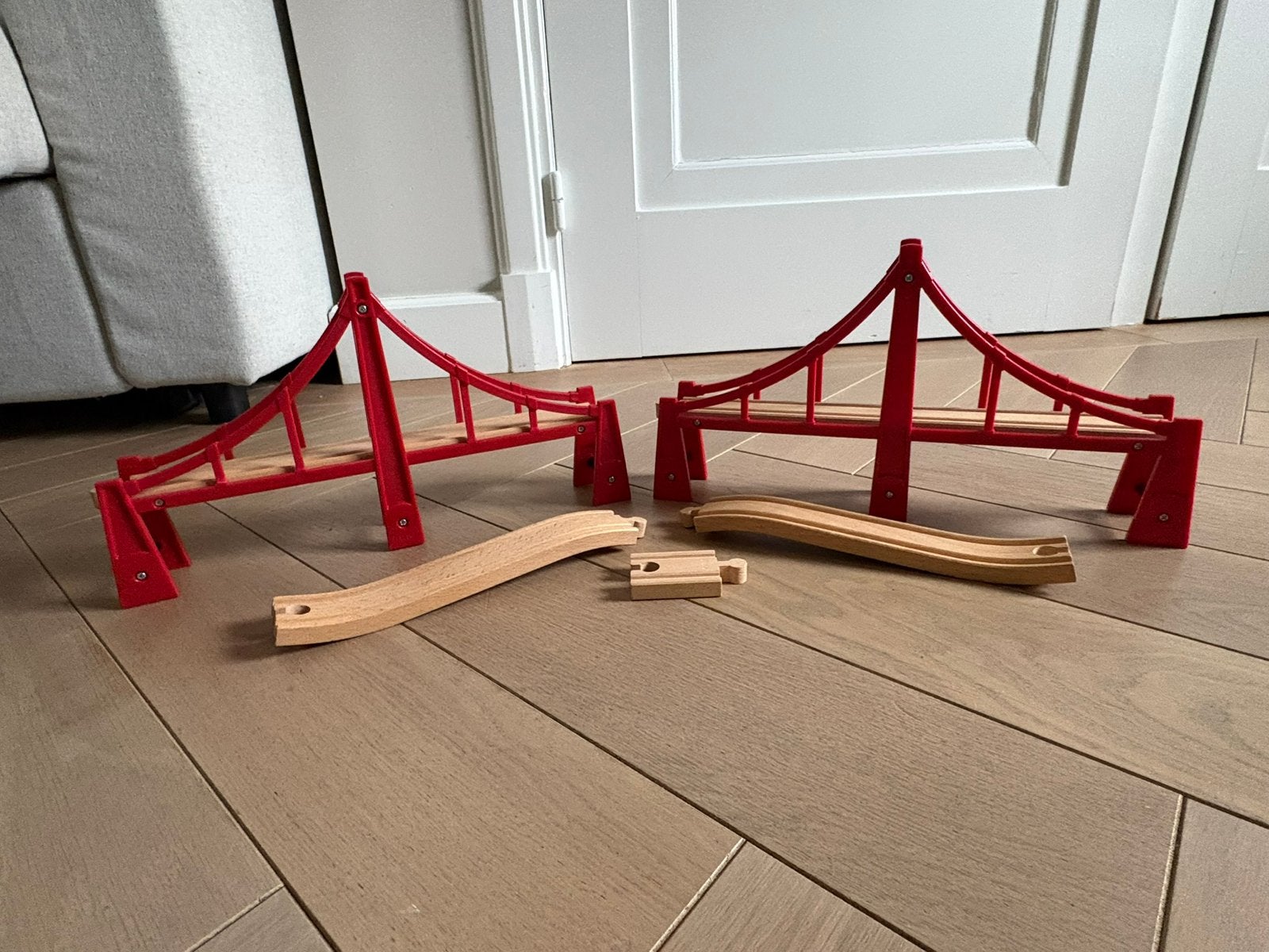 Brio dubbele hangbrug 33683, Ophalen of Verzenden, Zo goed als nieuw, Jongen of Meisje