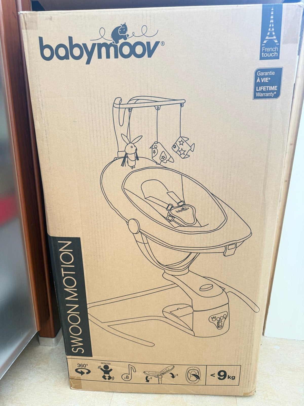 Nieuw! Babymoov Swoon Motion schommelstoel/wipstoel, Kinderen en Baby's, Wipstoeltjes, Schommelstoel, Ophalen, Overige merken