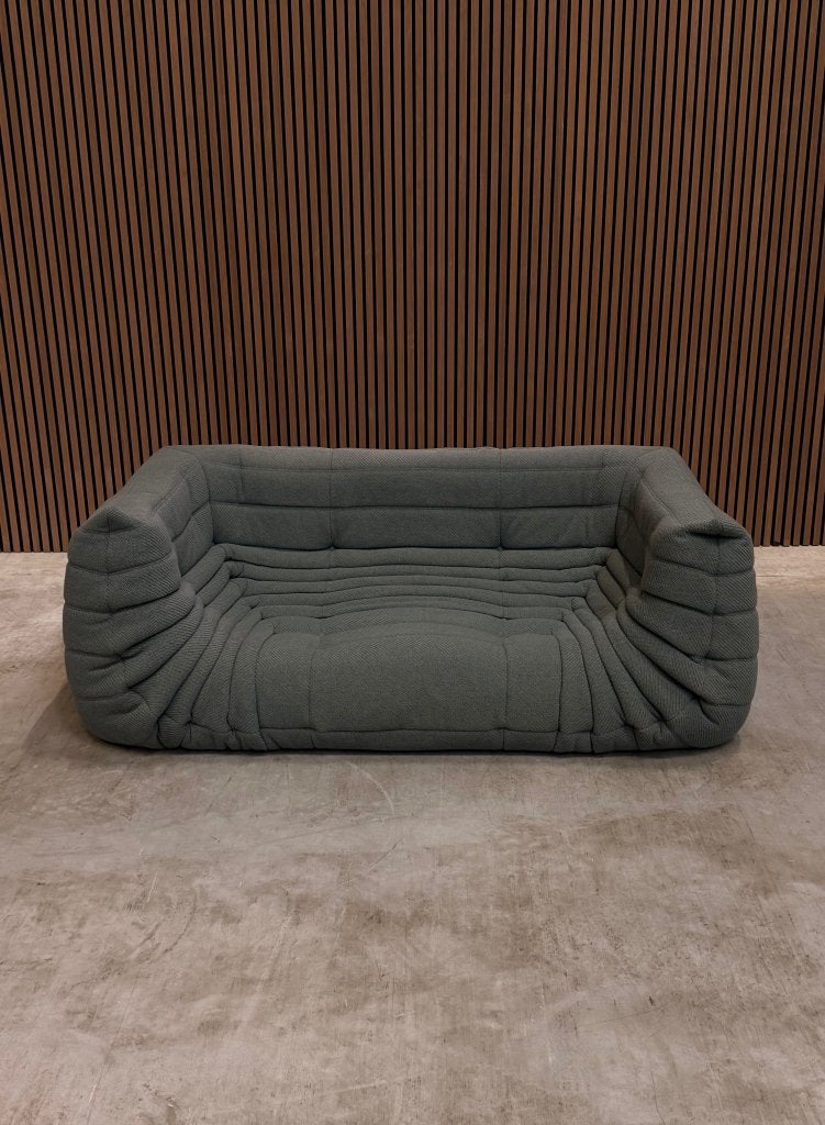 Ligne Roset Togo Medium Settee | Grijs Woolblend, Ophalen of Verzenden