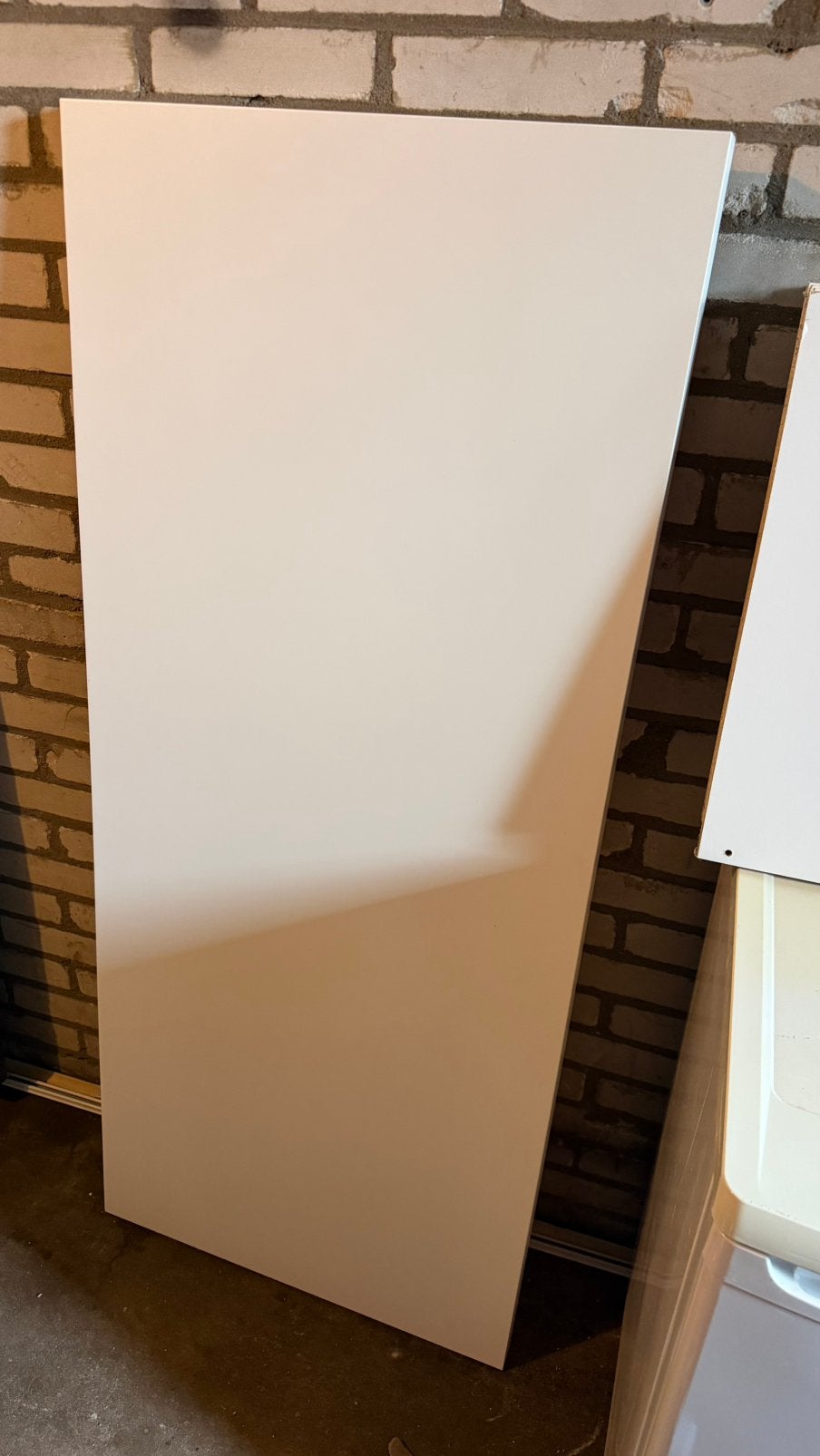 IKEA LAGKAPTEN Tafelblad wit 140x60 cm, Ophalen, Zo goed als nieuw