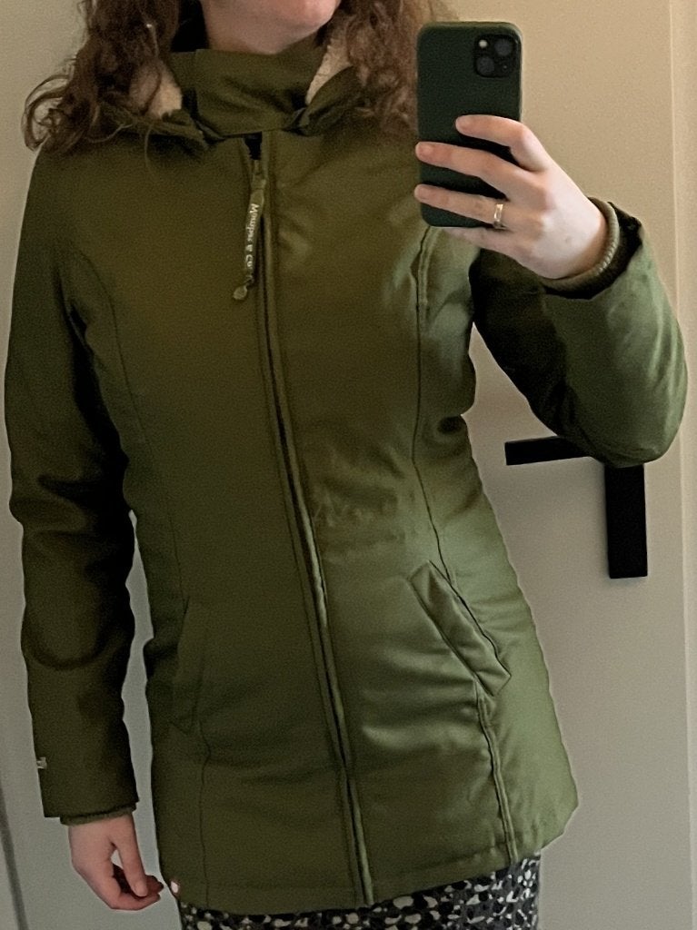 Groene zwangerschapsjas maat 36 Wombat & Co, Kleding | Dames, Positiekleding, Overige typen, Nieuw, Ophalen of Verzenden, Maat 36 (S)
